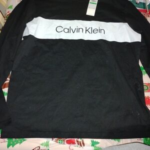 Calvin Klein Black and White Logo Long Sleeve